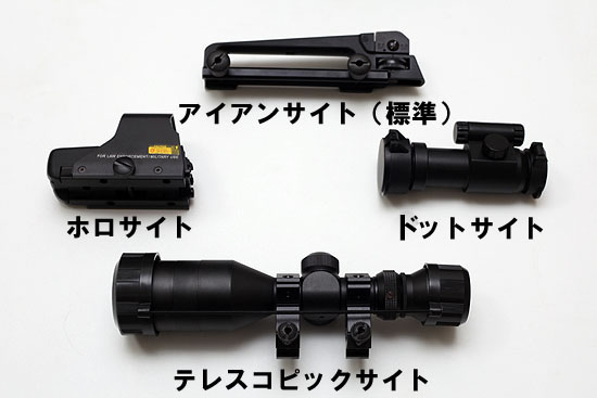 Keijiweb Ver 6 24 何も知らない人向けサバゲー講座 第4回 銃に装着する光学器機について